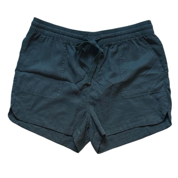 Be Cool Tencel Drawstring With Pockets Shorts in Dark Olive Sz L - Picture 2 of 9